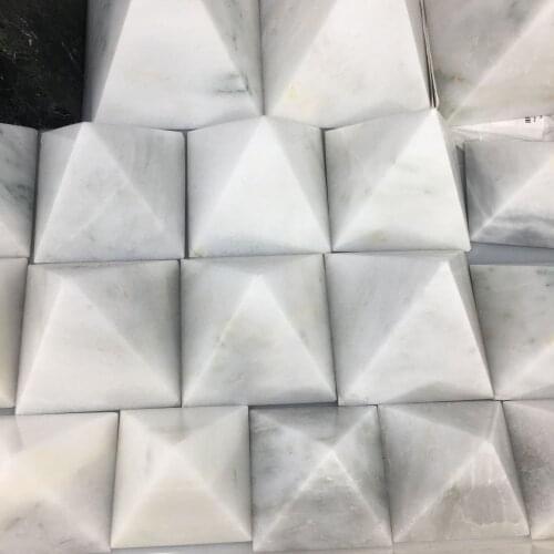 Orgonite Seven Chakra Energy Pyramid Aura Divination Supplies Yoga Meditation Ornaments Mixed stone EMF Protection Lucky Stone