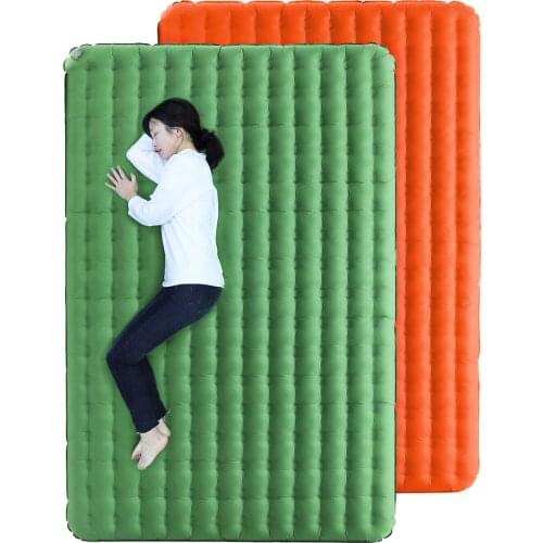 Outdoor Inflatable Mattress Double Sleeping Pad 13CM Thicken Ultralight Folding Bed Travel Portable Camping Mat Air Mattress