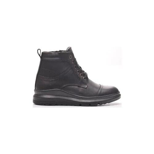 BULLDOZER 200052 BLACK FLOTER MALE LEATHER BOOTS