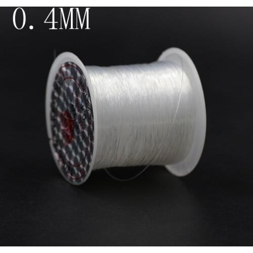 1PCs/Lot DIY Crystal Beading Cord Line,Transparent Clear Round Beading Wire/Cord/String/Thread Jewelry Making
