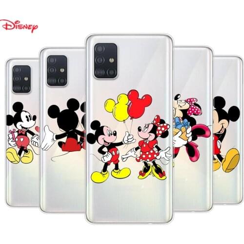 Mickey And Minnie For Samsung Galaxy A01 A11 A12 A22 A21S A31 A41 A42 A51 A71 A32 A52 A72 A02S Silicone Phone Case