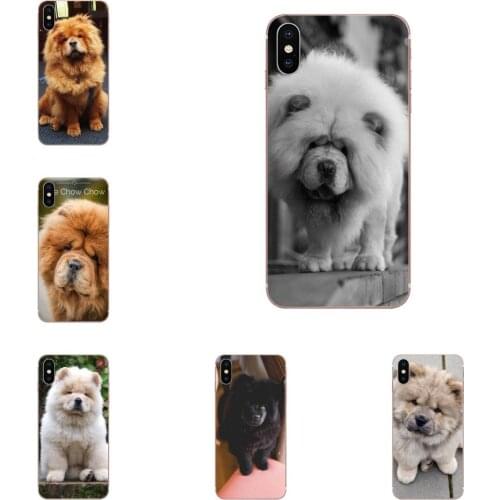 Silicone Cover Bag Chow Chow Puppy For Xiaomi Mi note 9 10 mi10 mi9 mi8 pro lite SE Mi A1 A2 A3 CC9 CC9E 9T
