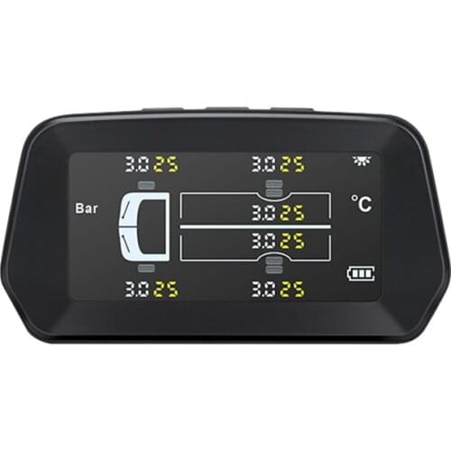 Easy Installation Large Screen Display Leak Tyre Monitor 6 Tire Pressure Monitoring System TPMS Truck