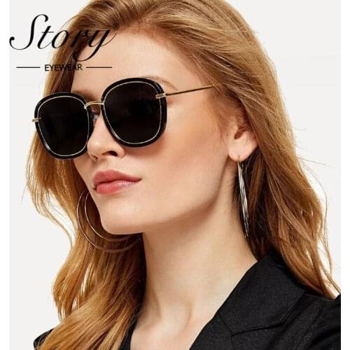 STORY Womens Cat Eye Sunglasses