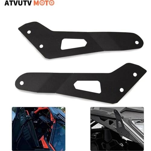 LED Light Bar Mounting Brackets With screws for Can-Am Maverick X3 Models 2017 2018 2019 2020 2021