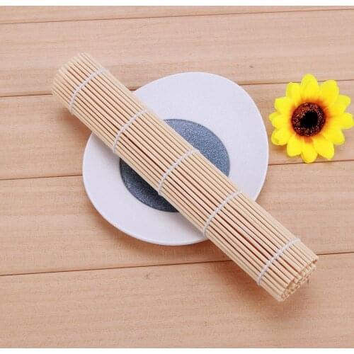 Japanese Sushi Rice Rolling Roller Bamboo DIY Maker Sushi Mat Cooking Tool