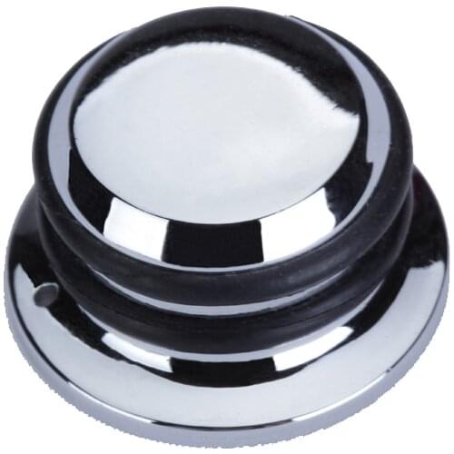 Tooyful 1Pc Chrome Plating Metal Hat Tone Tunning Knob Speed Volume Control Volume for Replacement Electric Guitar Accessories