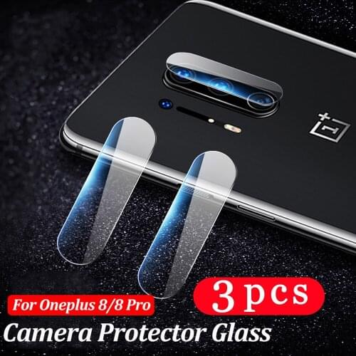 3Pcs full cover protector Camera for oneplus 6 6T Z Nord 7 7T 8 pro Camera Lens Film screen protector protective Tempered Glass