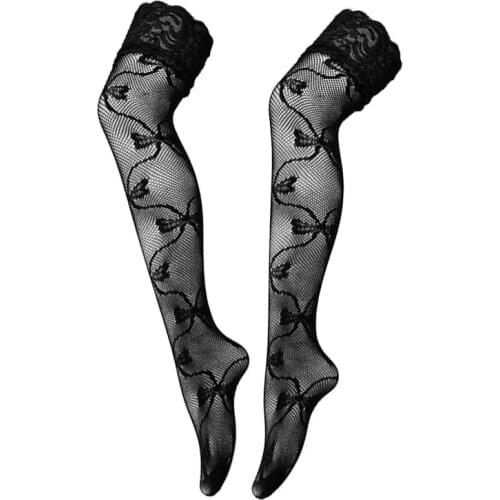 Aidomy Women's Black Stockings