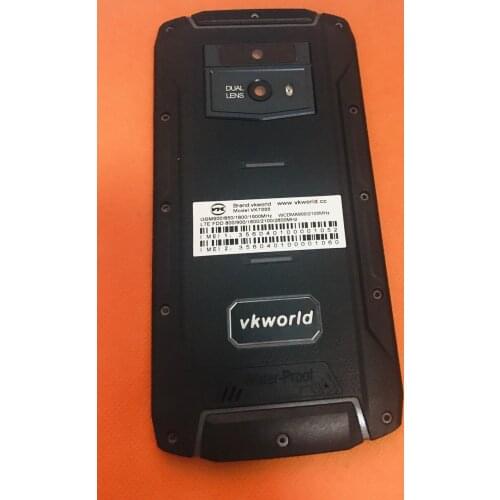 Used Original Protective Battery Case Cover+camera lens for VKworld VK7000 MTK6750T Octa Core Free shipping