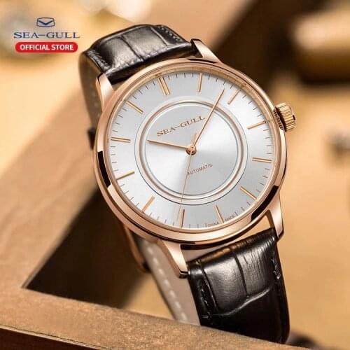 Seagull Top Brand Mens Automatic Mechanical Watch Sapphire Glass Business Casual Waterproof Watch Relogio Masculino