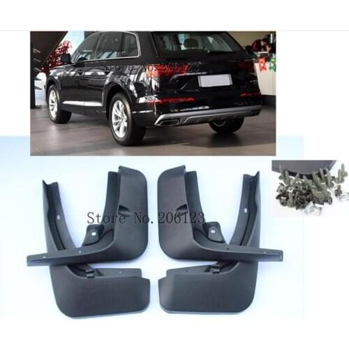 Car Front Rear Mudguards For 2016 2017 2018 2019 Audi Q7 Mud Flaps Accessories Splash Guard Fenders 1Set/4Pcs Mudflap