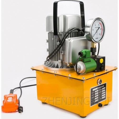 220V / 380V Electric Hydraulic Pump Portable 750W High Pressure Pump Hand Switch / Foot Switch With Shockproof Pressure Gauge