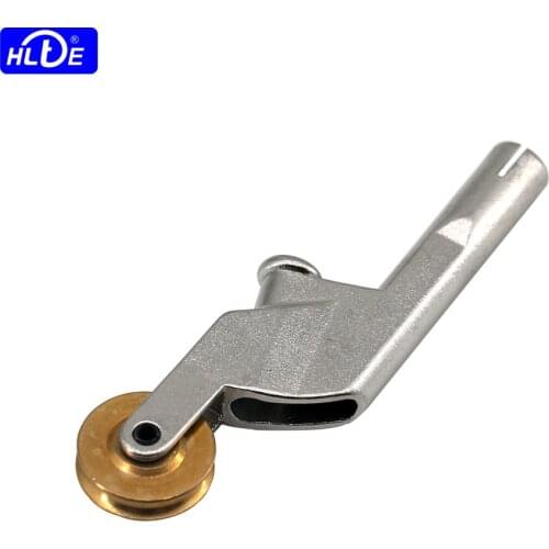 High quality 5mm Round Speed Welding Tip With Brass Penny Roller For plastic Welding Gun Nozzles For vinyl Flooring Weld Rod