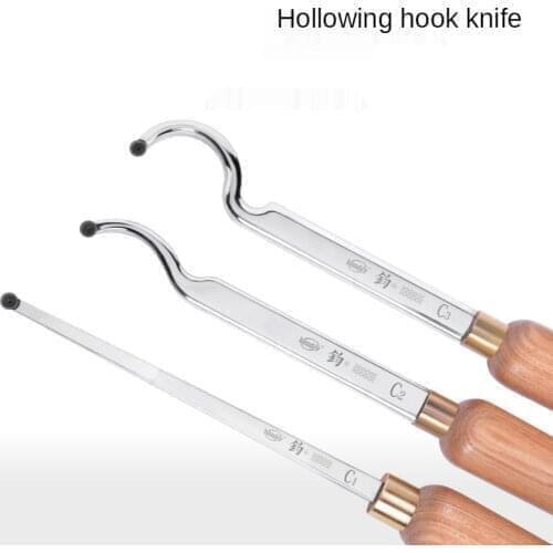 Woodworking Throwaway Hollowing Tool Internal Turning Tool Wood Turning Lathe Knife Set