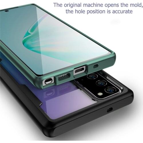 For Samsung Note 20 / Note20 Plus Phone Case Transparent Shockproof Shell Mobile Phone Back Cover Accessories