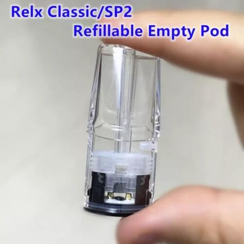 Empty pod For RELX Classic ,VEEX V1, SP2,SP2S,DD,WUUZ,SHIFT Empty Cartridge Pods Refillable 2ML Capacity