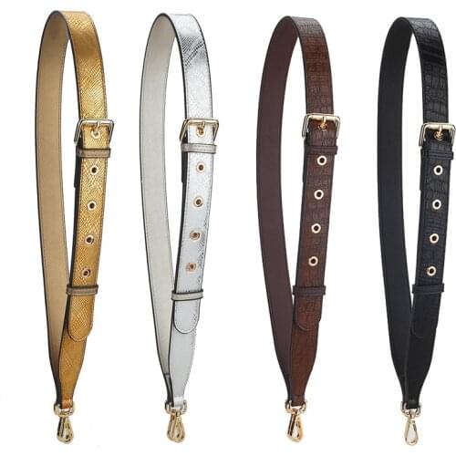 Adjustable Strap Women Wide Replacement Straps for Crossbody Bags Alligator Snakeskin Strap Bag Accessories Bandouliere Pour Sac