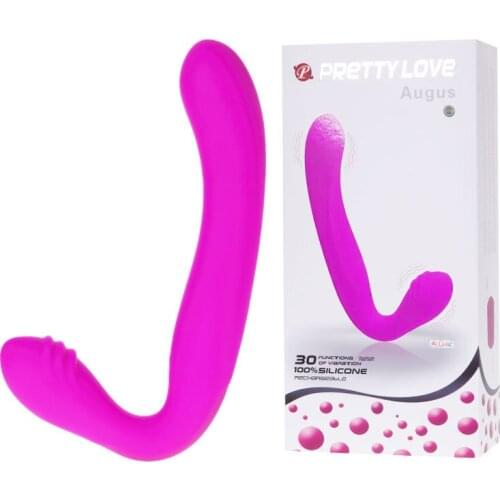 Silicone Strapless Strap On dildo penis anal plug 30 frequency Double dILDO baile rechargeable sex toy for couple lesbian women