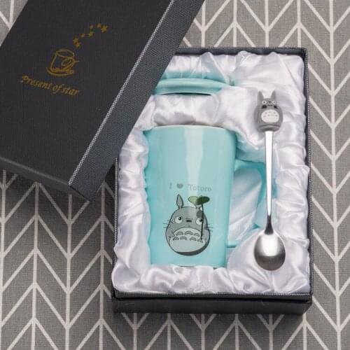 Cute Totoro Creative Ceramic Mugs Cup Tea Cup Milk Coffee Cup Cartoon Kitten / Totoro Home Office Cup Fruit Juice