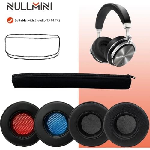 NullMini Replacement Thicken Earpads for Bluedio T5 T4 T4S Earphone Sleeve Headset