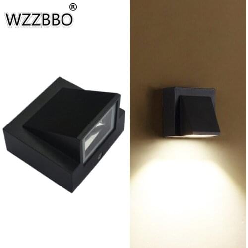 LED Wall Lamp Single Head 3W 5W COB Porch Wall Sconce Light Indoor Outdoor Landscape Lighting AC110 220V