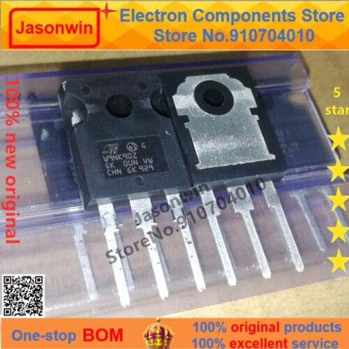 100% nuevo 50 unids/lote original MOSFET STW9NK90Z W9NK90Z TO-247 9A 900V Transistor