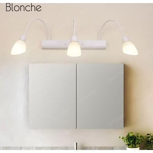 Bathroom Light Rotatable Led Wall Lamp Vanity Mirror Light Modern Glass Sconce for Home Indoor Deco Bedside Stairs Bedroom Lamp
