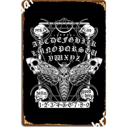 Moth Zodiac Gemini Poster Metal Plaque Retro Wall Decor Pub Garage Wall Cave Tin Sign Posters