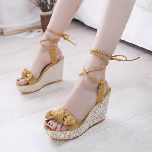 Women Height Increasing Platform Wedges Sandals Shoes Women Sandals Ladies Girls Shoes Sandalias De Las Mujeres Sandale Femme