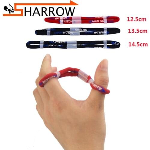 1 Pcs Archery Bow Rope Protect 12.5cm/13.5cm/14.5cm Bow Finger Sling For Recurve Bow Auxiliary Shooting/Hunting Accessories