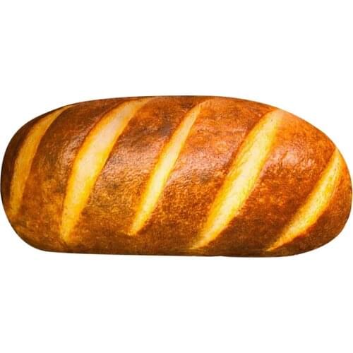 3D Plush Pillow Cushion Gift Soft Stuffed Backrest Toys Birthday Funny Simulated Snack Bread Shape For Children Home Decor Girl