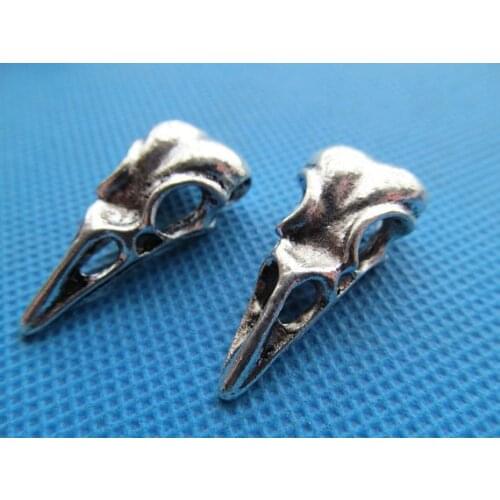 5pcs Antique Silver tone/Antique Bronze Hollow out Long Mouth Bird/Vulture Pendant Charm/Finding,DIY Accessory Jewelry Making