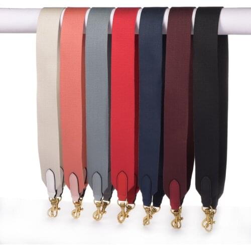 5cm Canvas Woven Wide Shoulder Belt Replace Candy Color With All Kinds Of Bag Accessories Crossbody Bag Strap