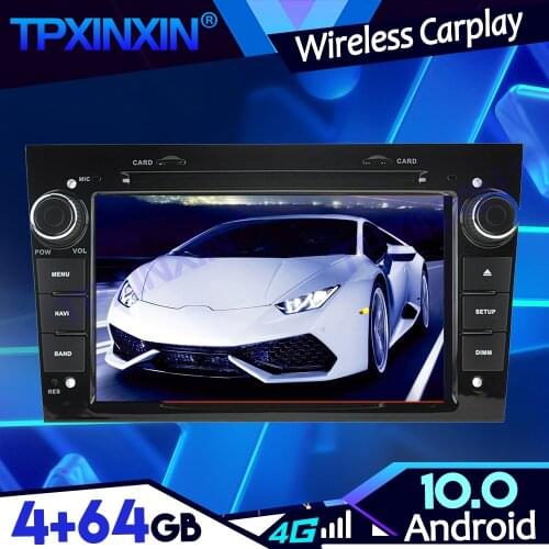 Android 10 4G+64G For Opel Astra J Car PX6 IPS Carplay Tape Recoder Multimedia Player Head Unit Navigation GPS Stereo Auto Radio