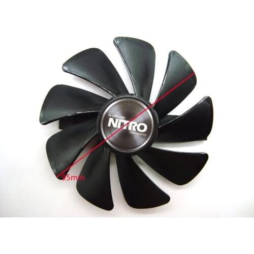 Free Shipping 95mm CF1015H12D DC12V Cooler Fan Replace for Sapphire NITRO RX480 8G RX 470 4G GDDR5 RX570 4G / 8G D5 RX580 8G OC