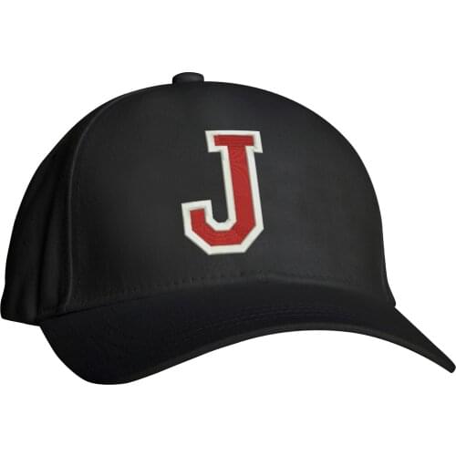Letter J Baseball cap Birthday Gift Alphabet Hiphop Style Printed Design Hat