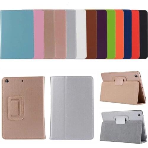 Ultra Slim Litchi Folio Stand PU Leather Cover Magnetic Smart Sleep Case For Apple Ipad 2 3 4 Air Air2 Pro 9.7 12.9 Mini 1 2 3