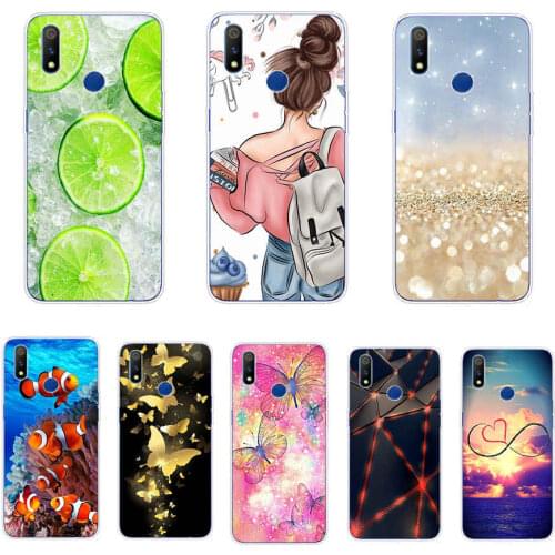For OPPO Realme 3 Case Realme3 Case Silicon TPU Soft Back Cover Phone Case For OPPO Realme 3 Pro Coque Protective Bumper
