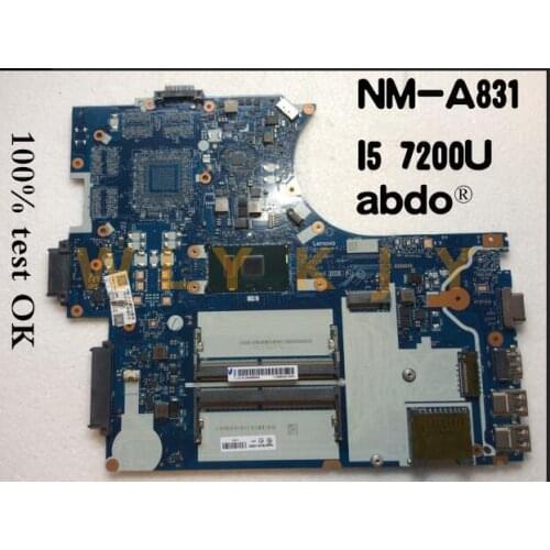 For CPU. I5 7200U EC570 mm-a831 motherboard Lenovo ThinkPad E570 e570c notebook PC Board 100% test OK