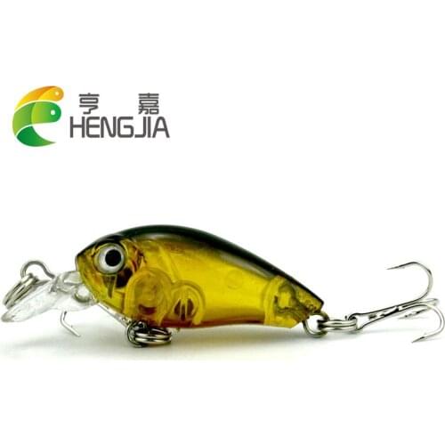 HENGJIA 1pc 4.5cm 4g hard plastic diving crankbaits artificial wobblers crankbaits pesca swimbaits lures fishing tackles