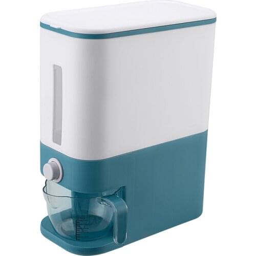 Kitchen Rice Box Storage Box Automatic Cereal Dispenser Boxs Moisture-proof Sealed Cereal Food Box Grain Bin Rice Container