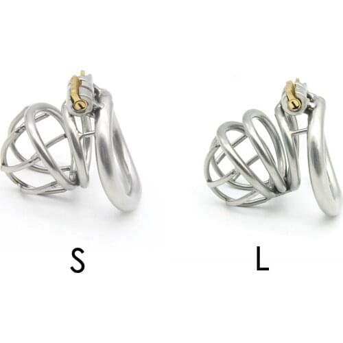 Metal Chastity Cage EYES ON HER PRIZE (EXTRA 2 Size Choose) METAL CAGE