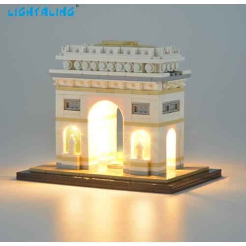 LIGHTALING Led Light Kit For Architecture Arc De Triomphe Lighting Set Compatible With 21036 17012 (NOT Include The Model)