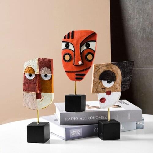 NEW Modern Resin Statue Sculpture Ornaments Creative Abstract Sculpture Decoration Home Art Office Decoration Resin Ornaments