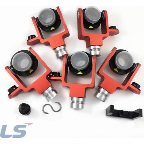 5 PCS Newest MINI PRISM FOR TOTAL STATION ALL METAL FITS for SOKKIA TOPCON trimble nikon total stations surveying prism