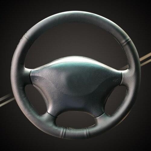 Auto Braid On The Steering Wheel Cover for Mercedes-Benz Viano 2006-2011 DIY Car Braiding Wheel Covers Accessories Car-styling