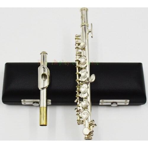 Piccolo silver Plate C tone with leather case