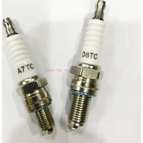 By DHL or Fedex 500pcs Metal Spark Plug A7TC 10mm for GY6 50cc 70cc 90cc 125cc 150cc Scooter ATV Quads Go Kart Dirt Bike Moped