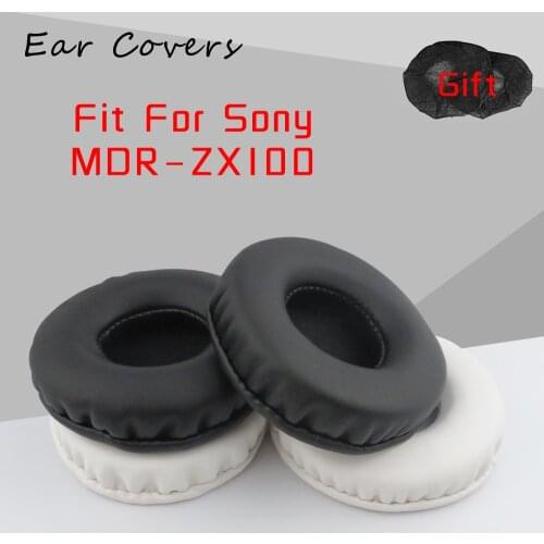 Earpads For Sony ZX100 MDR-ZX100 Headphone Earpads Replacement Headset Ear Pad PU Leather Sponge Foam